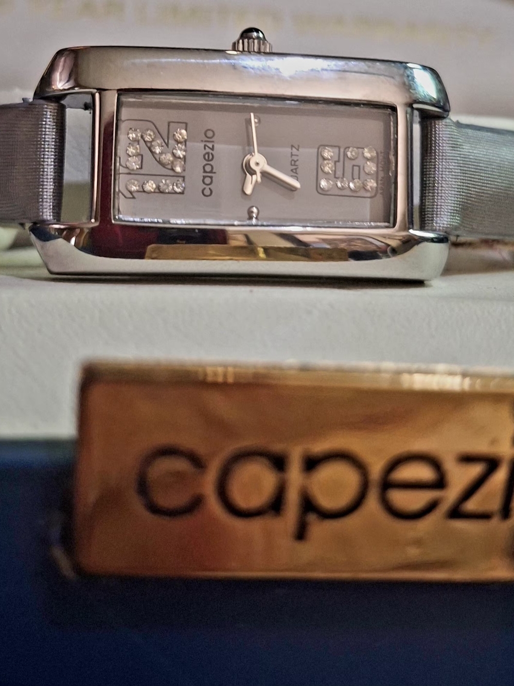 VINTAGE N.O.S. CAPEZIO WOMEN'S RECTANGULAR WATCH — NEW IN BOX! ✨
